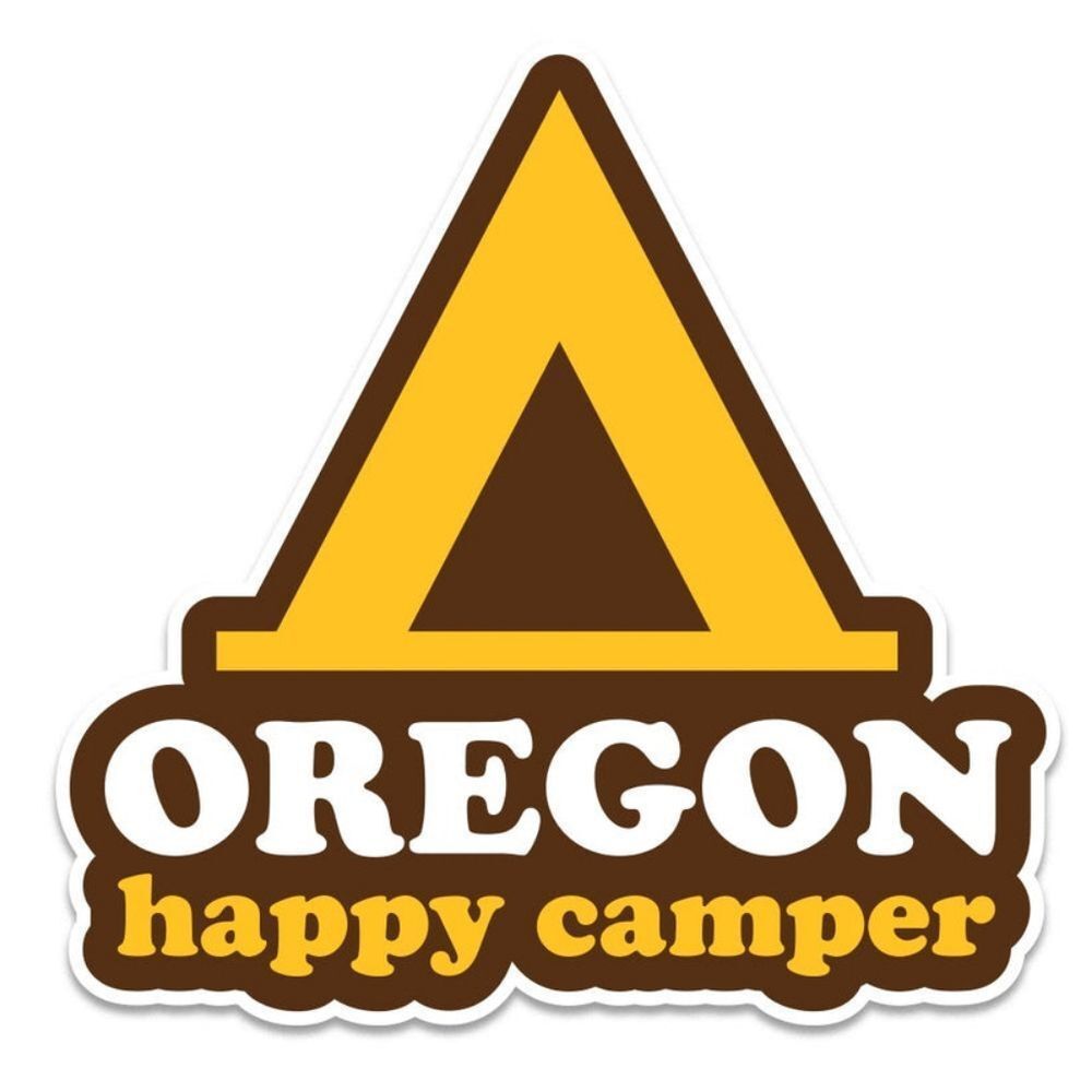 🩵NWT Oregon Happy Camper & Tent PNW Vinyl Decal